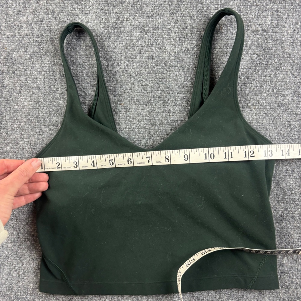 LULULEMON Women’s Green Align Tank Top Athletic top size: 6 - Picture 6 of 7